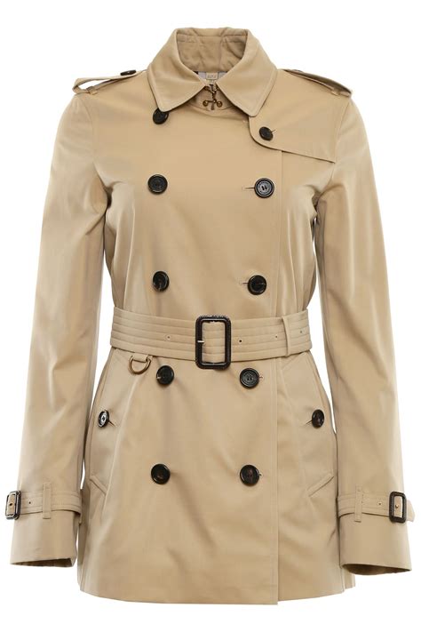 burberry kurzmantel damen|Burberry leather trench coat.